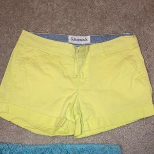 Aeropostale Bright Neon shorts size 4